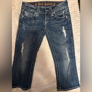 Rock revival capri jeans. Size 27. Noelle. New without tags.